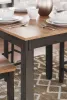 Ashley Furniture D396-223 Gesthaven - Drm Counter Table Set (Set of 5) - Natural / Brown