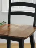 Ashley Furniture D634-230 Wildenauer - Tall Swivel Barstool (Set of 2) - Brown / Black