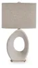 Ashley Furniture L235984 Trentlen - Paper Table Lamp - Cream / Gold Finish