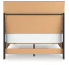 Ashley Furniture B1013B25 Danziar - Full Panel Bed With Low Footboard - Black