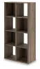 Ashley Furniture EA1104-4X2 Shallifer - Eight Cube Organizer - Brown