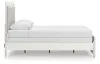 Ashley Furniture PCB3381B6 Zuraleus - Queen Upholstered Panel Bed - White