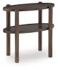 Ashley Furniture A4000714 Wiattbury - Accent Table - Gray Brown