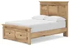 Ashley Furniture PCB1170B23 Ashley Furniture PCB1170B23 Makidern - Full Panel Storage Bed With Storage Footboard - Tan