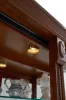 Pulaski Furniture 20485 Pulaski Furniture 20485 PFC Curios - Lighted Sliding Door 5 Shelf Curio Cabinet - Cherry Brown
