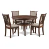 New Classic D3651-50S-CHY New Classic D3651-50S-CHY Amy - 5 Piece Dining Set - Cherry