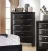 CoasterEssence 200705 Briana - 5-Drawer Bedroom Chest - Black