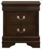 CoasterEveryday 202411KE-S5 Louis Philippe - 5 Piece Eastern King Bedroom Set - Cappuccino