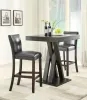 CoasterEveryday 100520 Freda - Square Pub Height Bistro Bar Table - Cappuccino