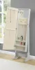 CoasterEssence 901866 Yvonne - Cheval Mirror With Jewelry Storage - Dove Gray