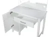 CoasterEveryday 931149 Elijah - Vanity Set With Lighting & Stool - White And Dark Gray