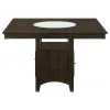 Coaster Fine Furniture 100438-S7A Gabriel - 7 Piece Square Counter Height Dining Set - Cappuccino