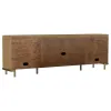 Coaster Fine Furniture 720253 Arini - Rattan Cane 2-Door TV Stand Media Console - Sand Wash