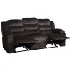 New Classic U1816-30-BRN New Classic U1816-30-BRN Willow - Sofa With Dual Recliner - Brown