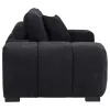 Coaster Fine Furniture 511063 Octavia - Fabric Upholstered Track Arm Accent Chair - Black