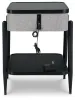 Ashley Furniture A4000550 Jorvalee - Accent Table with Speaker - Gray / Black