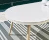 Ashley Furniture P798-625 Seton Creek - Oval Dining Table With Umb Opt - White