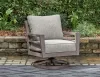 Ashley Furniture P564-821 Hillside Barn - Swivel Lounge W/ Cushion - Gray / Brown