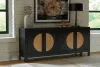 Ashley Furniture A4000575 Cliffiings - Accent Cabinet - Black / Natural