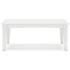 Ashley Furniture P111-701 Ashley Furniture P111-701 Hyland Wave - Rectangular Cocktail Table - White