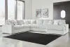 Ashley Furniture 25903S9 Ashley Furniture 25903S9 Stupendous - 5-Piece Sectional With RAF Corner Chaise - Alloy
