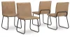 Ashley Furniture D446-02 Pharwynn - Dining Upholstered Side Chair (Set of 4) - Toast