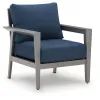 Ashley Furniture P275-081 Gali - Sofa / Chairs / Table Set (Set of 4) - Gray / Blue