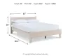Ashley Furniture EB1864B1 Ashley Furniture EB1864B1 Socalle - Queen Panel Platform Bed - Natural
