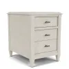 Riverside Furniture 25012 Carmella - Chairside Table - Pebble Oak