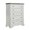 Samuel Lawrence Furniture S786-040 Valley Ridge - 5-Drawer Chest - White