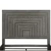 Liberty Furniture 406-BR13 Modern Farmhouse - Queen Panel Headboard - Dusty Charcoal