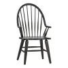Liberty Furniture 482-C1000A Liberty Furniture 482-C1000A Hearthstone Ridge - Windsor Back Arm Chair - Tobacco & Black