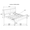 CoasterEveryday 202091KE Carlton - Wood Eastern King Panel Bed - Cappuccino