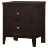 CoasterEveryday 202092 Carlton - 2-Drawer Nightstand - Cappuccino