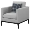 CoasterElevations 508683 Apperson - Upholstered Track Arm Accent Chair - Light Gray