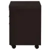 CoasterEveryday 800894 Skylar - 3-Drawer Home Office Mobile File Cabinet - Cappuccino