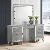 New Classic 02-9698S-VM Valentino - Vanity Table & Mirror - Silver