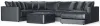 Jackson Furniture Industries 2245/36/31/59/76/12-23 Jackson Furniture Industries 2245/36/31/59/76/12-23 Remington - 5 Piece Modular Sectional (RSF Chaise) And 1 Included Cocktail Ottoman - Slate