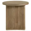 Coaster Fine Furniture 722938-S3 Adina - 3-Piece Round Coffee Table Set - Distressed Light Brown