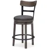 Ashley Furniture D388-224 Caitbrook - UPH Swivel Barstool  - Gray