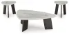 Ashley Furniture T389-13 Lilyberg - Occasional Table Set (Set of 3) - Gray / Black