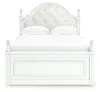 Ashley Furniture PCB1819B6 Kozlani - Full Upholstered Panel Bed - White