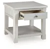 Ashley Furniture T729-2 Robbinsdale - Square End Table - Antique White