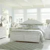 Liberty Furniture 607-BR-KPBDMCN Liberty Furniture 607-BR-KPBDMCN Summer House - 5 Piece Bedroom Set (King Panel Bed, Dresser & Mirror, Chest, Nightstand) - Oyster White