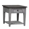 Liberty Furniture 824-OT-3PCS Heartland - 3 Piece Table Set - Antique White / Tobacco Tops