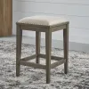 Liberty Furniture 615-OT9001 Americana Farmhouse - Upholstered Console Stool - Dusty Taupe