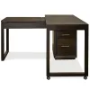 Riverside Furniture 23932 Prelude - Swivel Lift Top L-Desk - Dark Brown