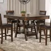 CoasterEssence 115208 Dewey - Rectangular Counter Height Dining Table - Walnut