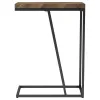 CoasterEveryday 931147 Sergio - Engineered Wood C-Shaped Side Table - Rustic Tobacco