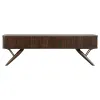 Coaster Fine Furniture 701713 Valna - Wood TV Stand With Sliding Doors - Walnut